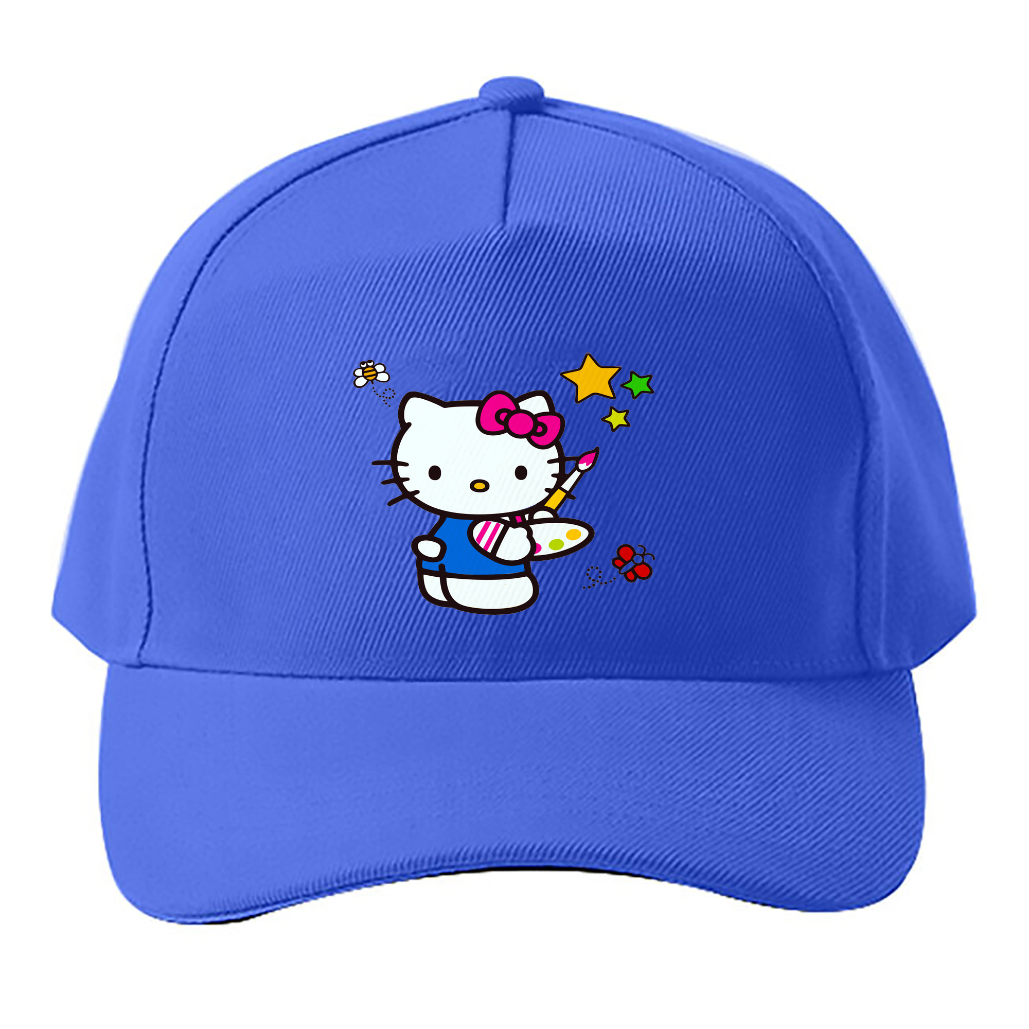 （画像用） Hello Kitty ハローキティ ベースボールキャップ 綿100％ 男女兼用 帽子 スポーツ